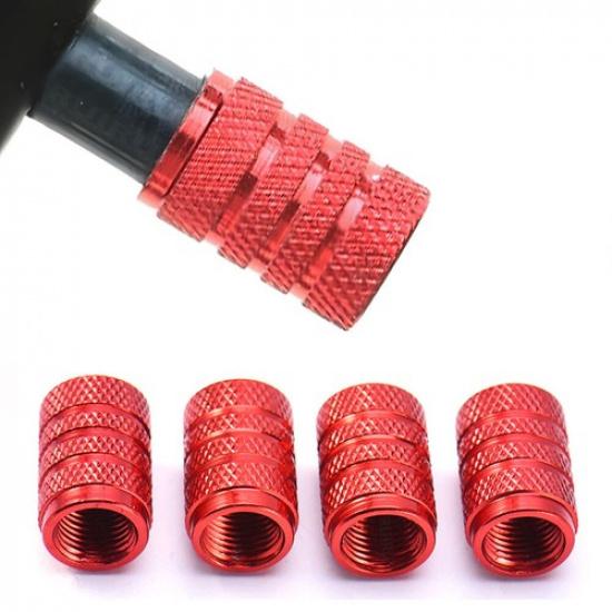 8x Aluminium SUV Car Wheel Tyre Valve Stem Air Dust Cover Screw Cap Accessories
