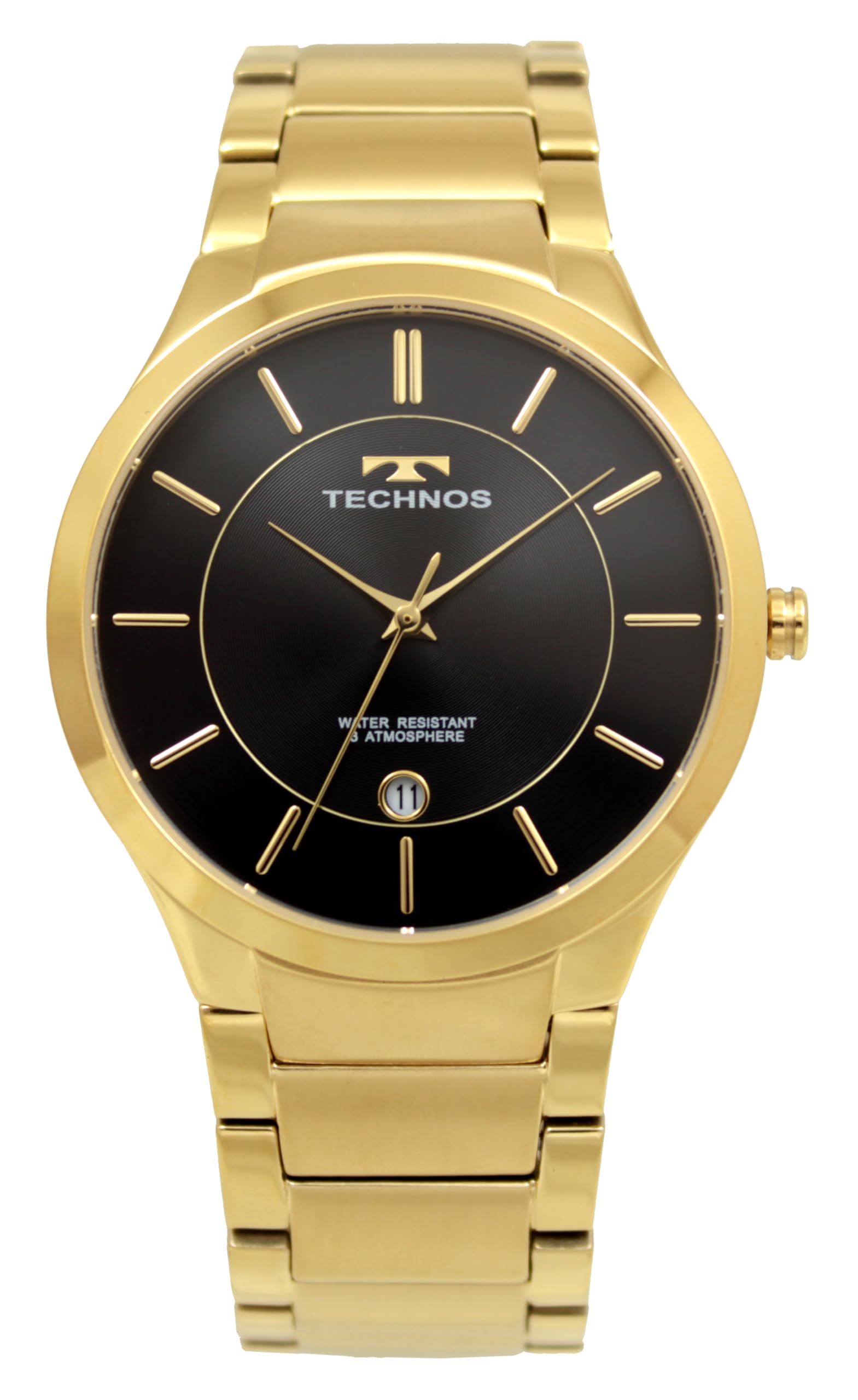 

Часы с датой T9C14GB Gold [Technos] Мужские