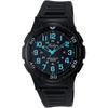 [citizen Q A] Vp84 852 Analog Waterproof Urethane Strap Watch  Men S  Black  Blue  Blue