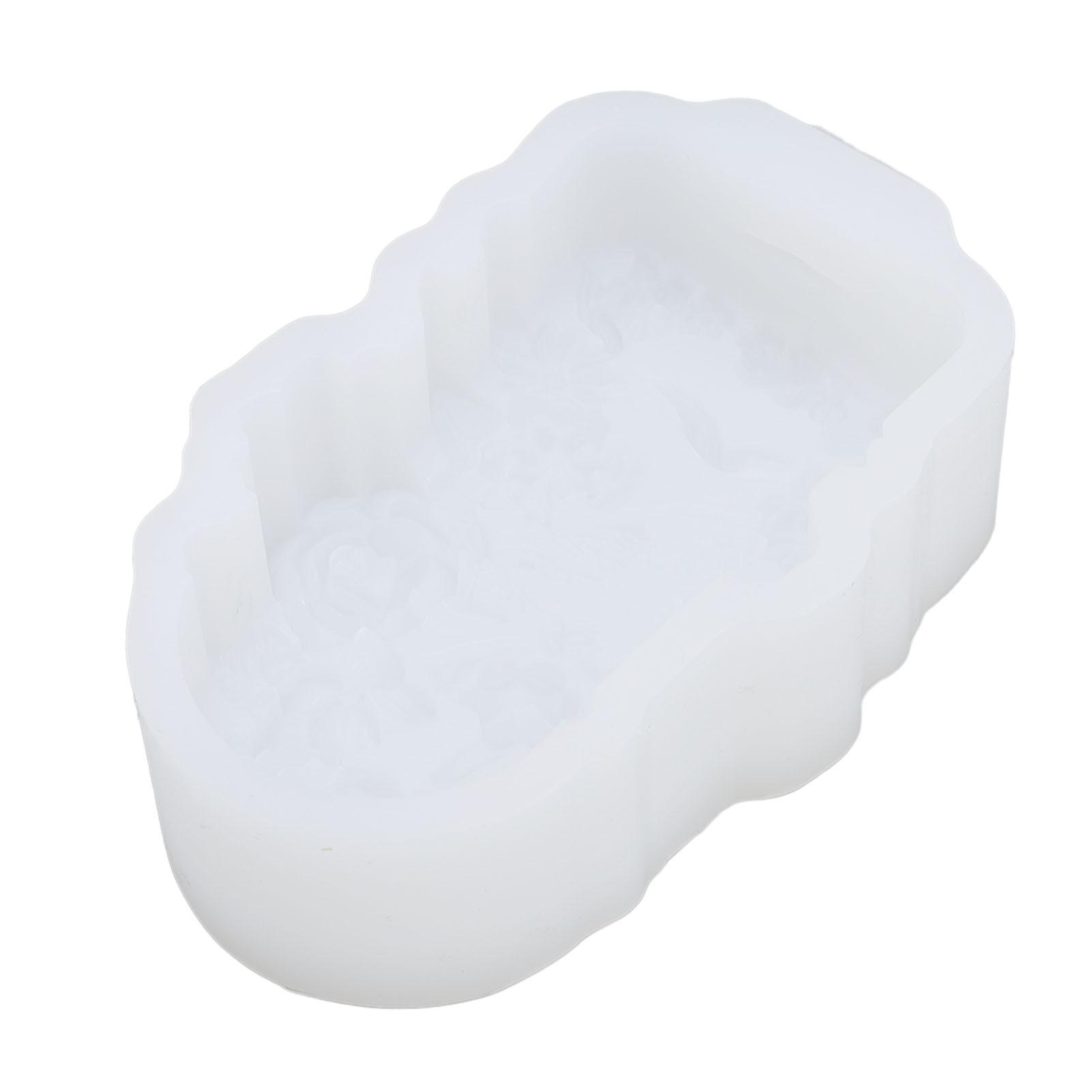 

Popsicle Model Food Grade Silicone Flower Pattern Safe Ice Pop Cream Model for Home Tourist Attraction