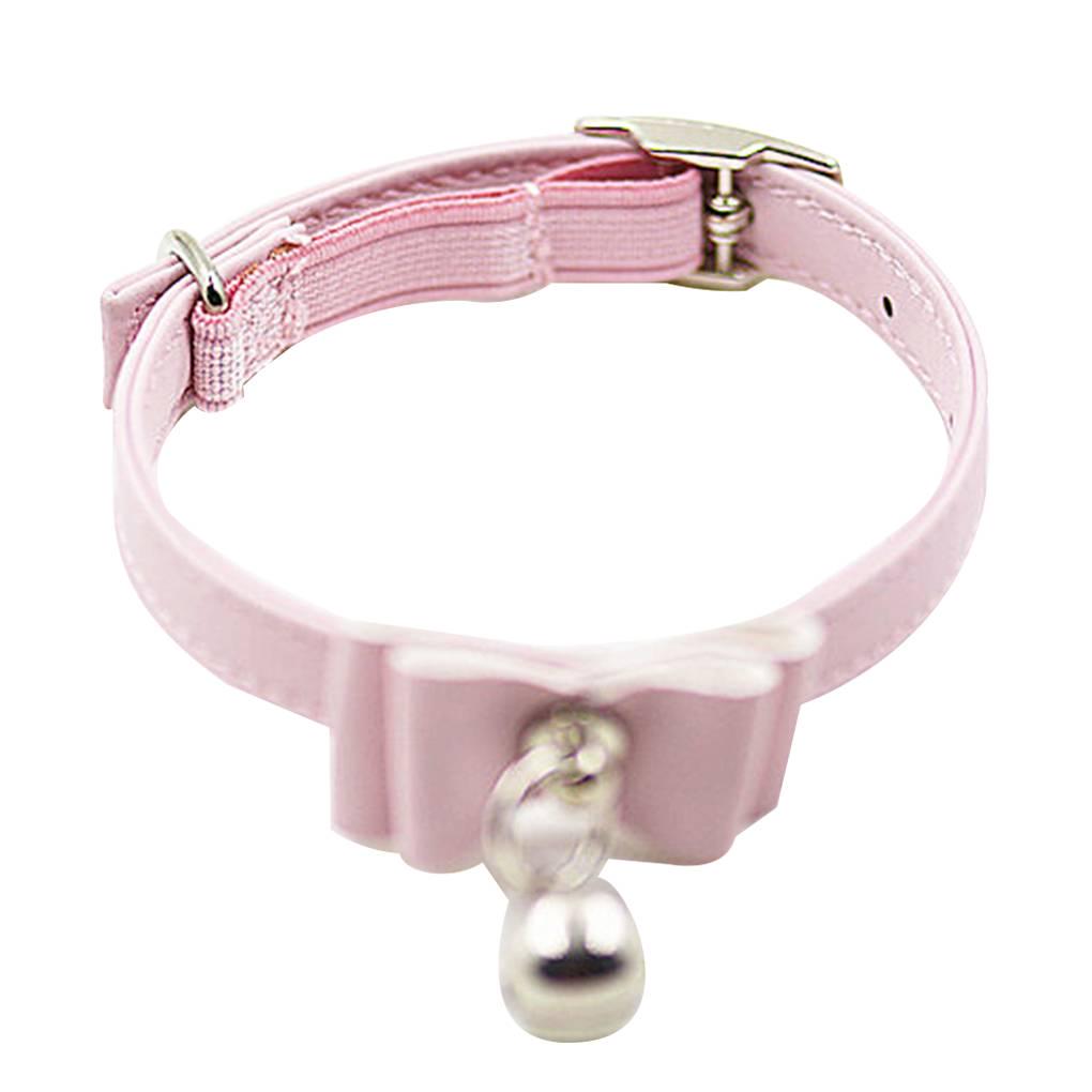 Soft Pet Cat Kitten Puppy Collar Adjustable Safety Buckle Neck Strap Bell