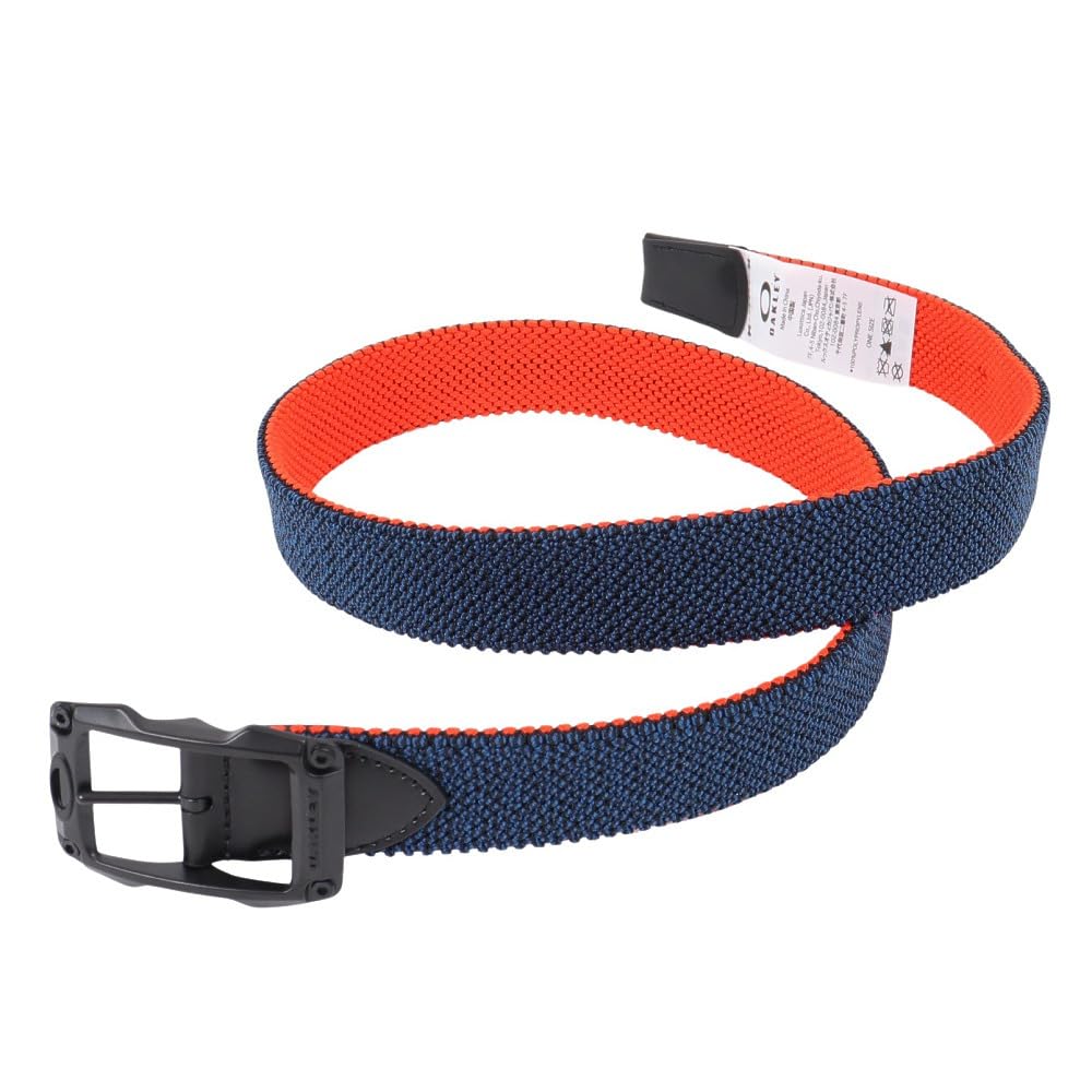 Oakley Web Reversible Magma U Belt, 14.1mm, Men's (7mm), Orange,