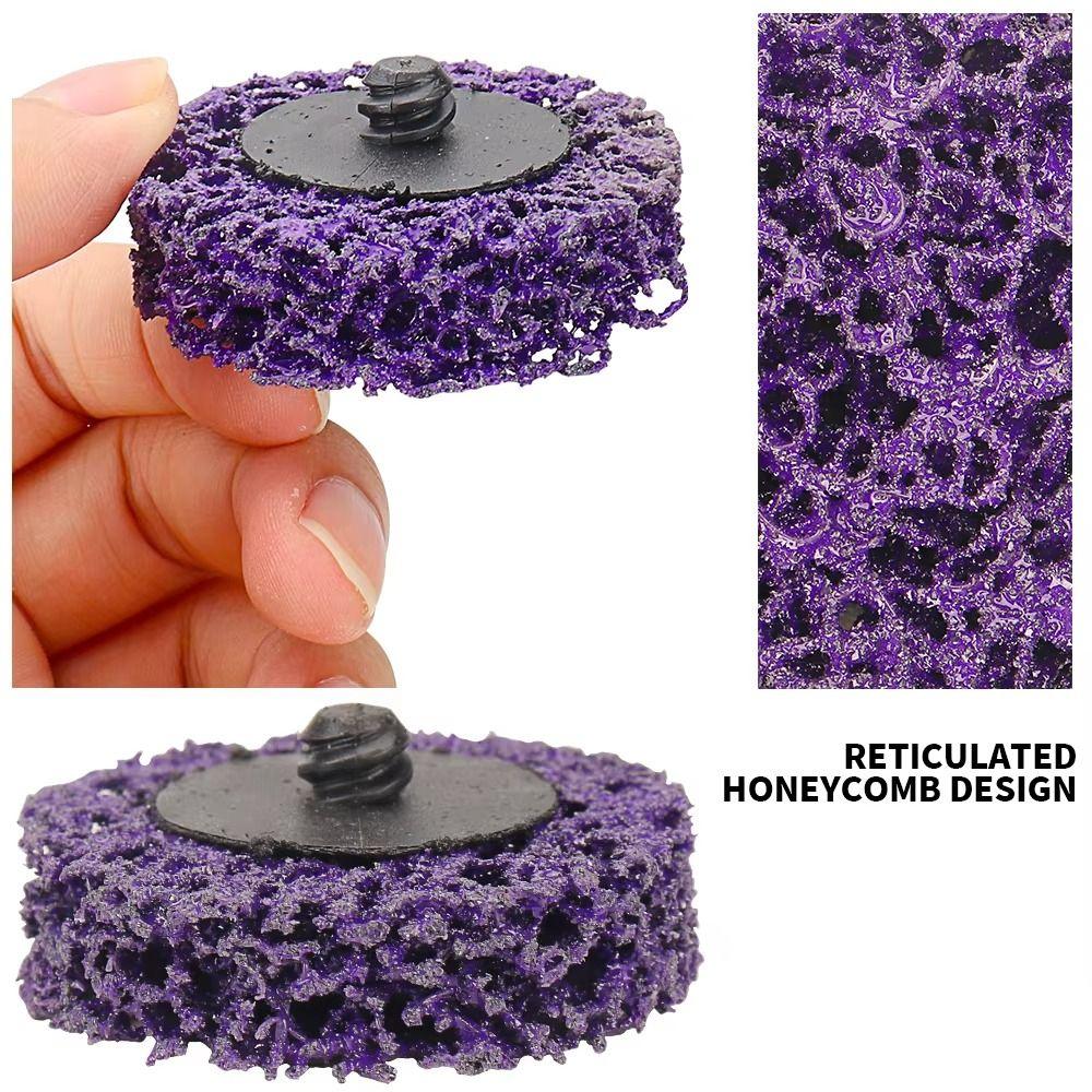 1/4 Inch Holder Rust Remover Wheel Quick Change Abrasive Wheels Polishing Strip Disc Surface Prep