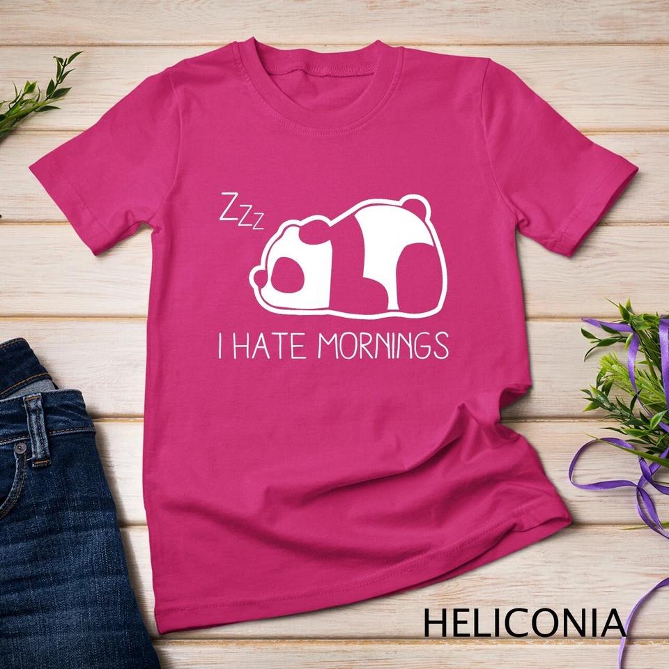 I Hate Mornings Panda Tshirt Unisex T-shirt 3 2XL