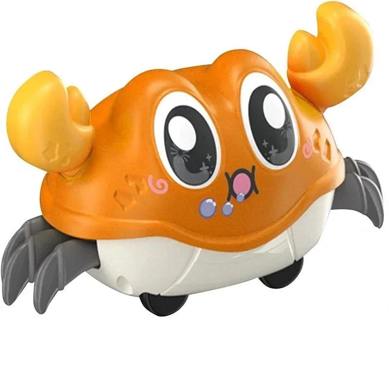 Crawling Crab Baby Sensory Inertial Toys Infant Learning Crawl Walking Cartoon Cute Montessori Toy for Kids Children Gifts