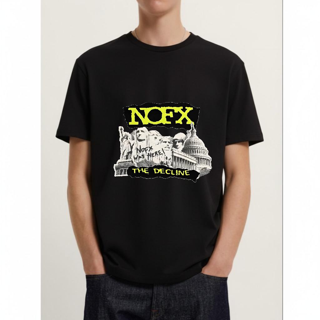 Maglietta Nera Vintage NOFX The Decline
