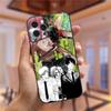 Japānas karikatūra Anime motorzāģa vīrieša tālruņa korpuss iPhone 13 Pro Max XR XS Max 6s 7 8 Plus 12 Mini 11 Pro Max mīksts TPU vāciņš Funda