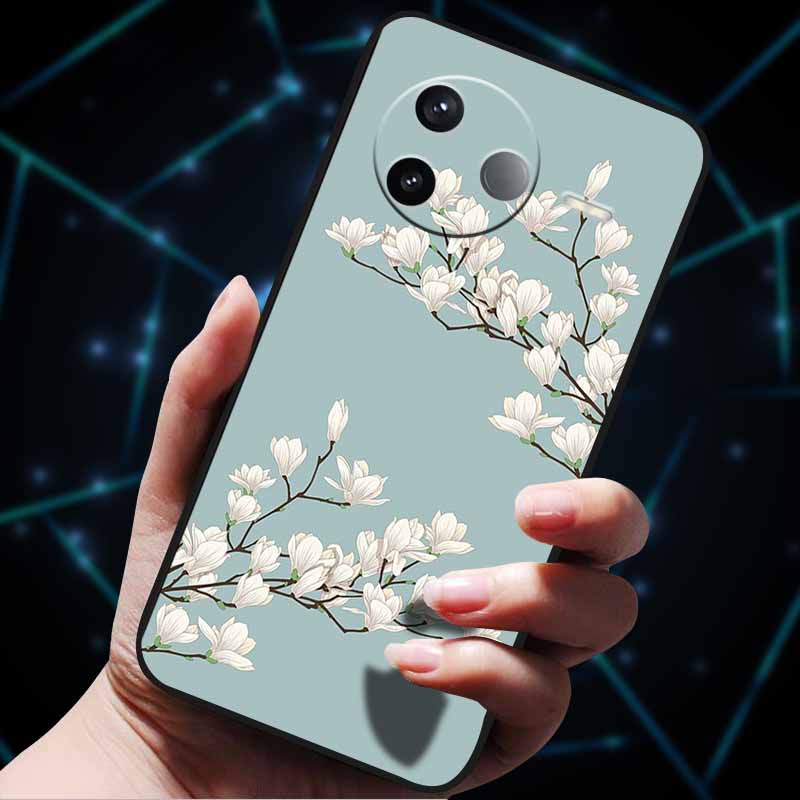 For Xiaomi POCO F7 Ultra Case Xiaomi POCO F7 Pro 3D Flowers Emboss Soft Silicone Phone Cases for POCOF7 Pro Back Cover Coque Bag