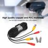 4Pcs BNC Video Power Cable CCTV Wire Cord Security System Accessories