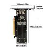 4 M.2 NVMe SSDs Expansion Adapter For PCIe 5.0 X16 Support Up To 4 Drive Large Storage Capacity And RAIDs Management