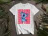 Love Vibes Stitch Happy T-shirt T Shirt Men Women Unisex Tshirt K997