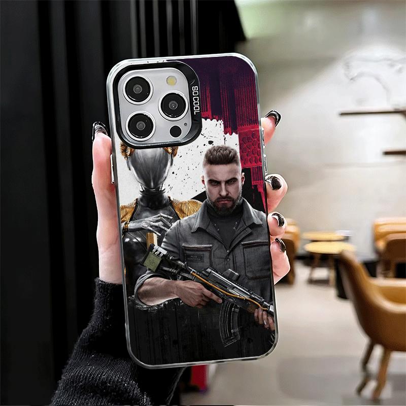 Atomic Heart Game Soft Phone Case for iPhone 15 16 17 Pro Max 17Air 16E 14 Plus 13 12 Mini Shockproof Cover Back Shell