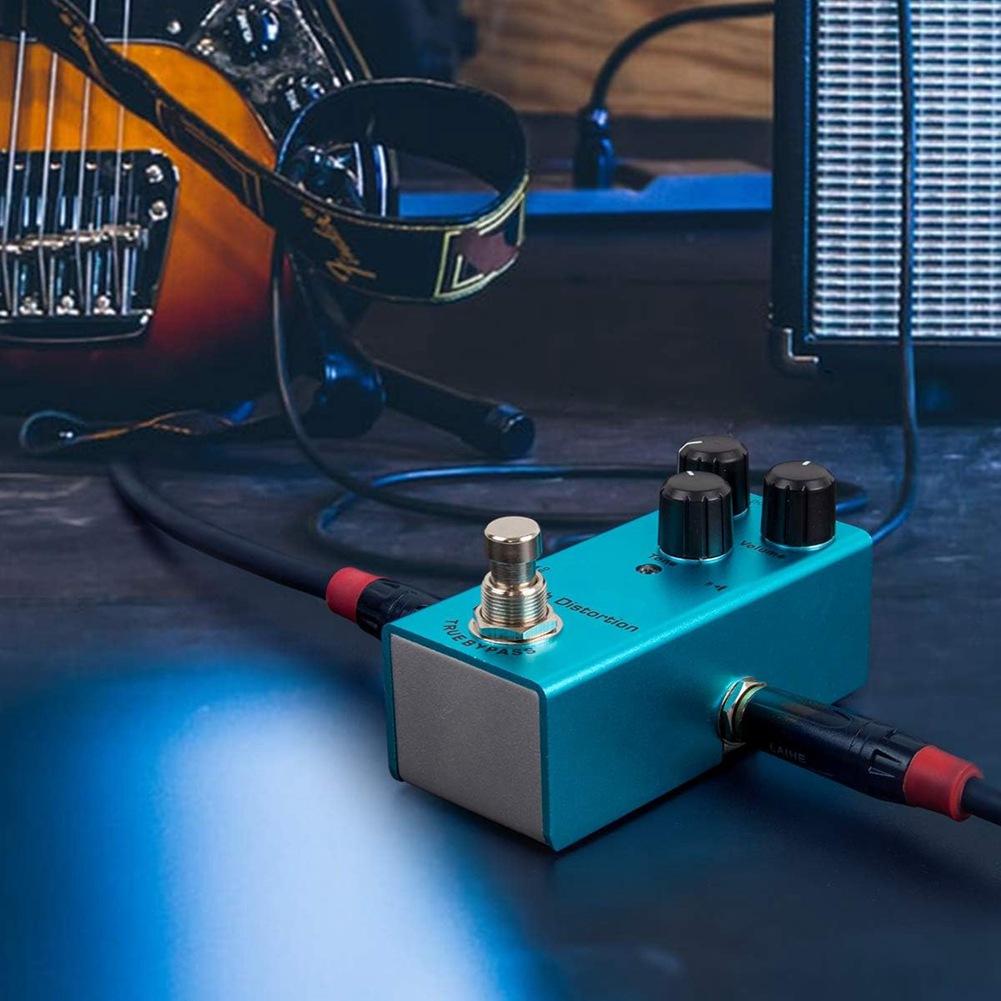 Elektrische Gitarre Einzel Block Mini Effekte Pedal Elektrische Gitarre Tragbare Effekte