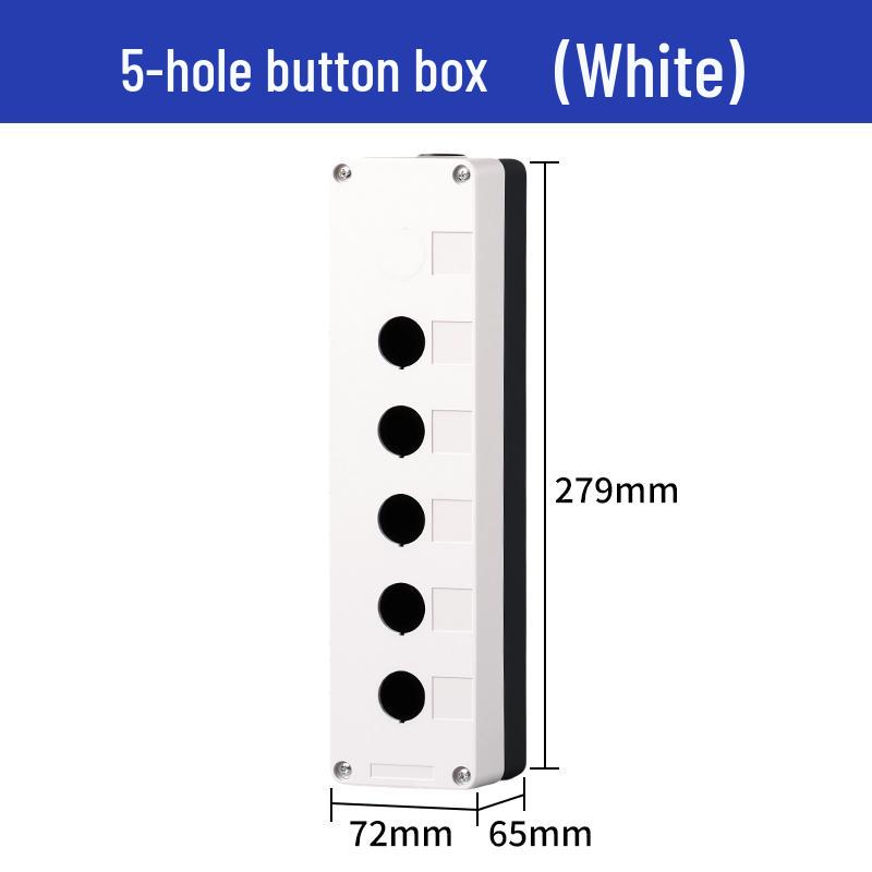 Not-Aus Staubdichte Wasserdichte Steuerbox mit Kontrollleuchte, Positionen 12345 - Taster BX1-5.