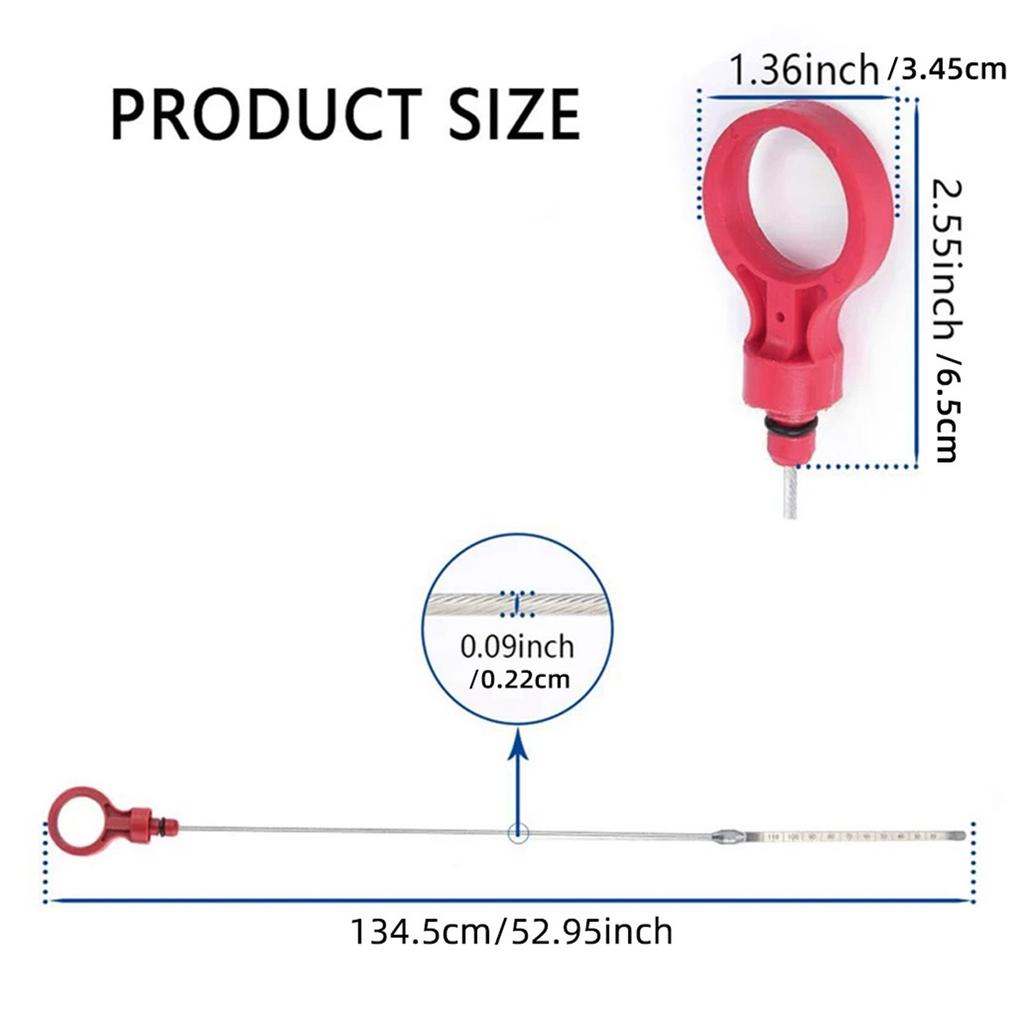 Precision Transmission Fluid Dipstick Accurate Oil Level Measurement Tool Replaces 917-327 Essential for Dodge Chrysler