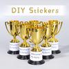 24 Pcs Mini Gold Award Trophy Cup for Kids and Adults, 4 Inch Plastic Trophies for Sports, Party Favors, Tournaments, Competitio