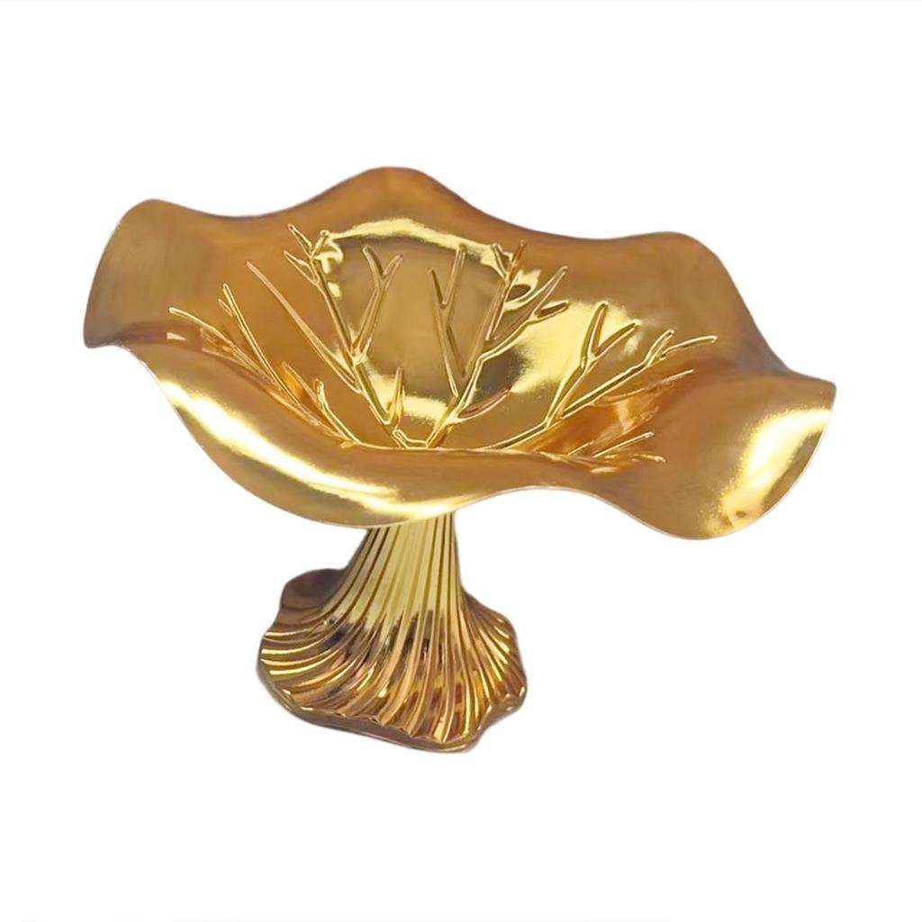 Candy Holder Tray Fruit Bowl Storage Baskets Stand Organization Alloy Snacks Basket for