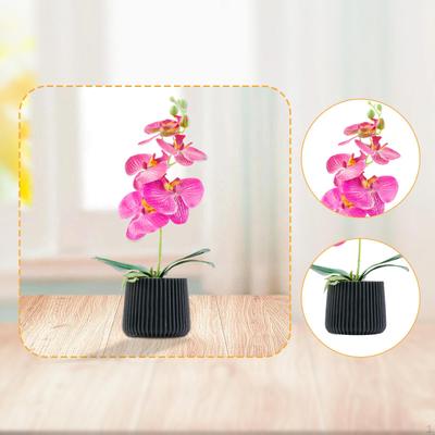 Künstliche Orchideenblume Simulation Bonsai Realistische Kleine Topfpflanzen Falsch für
