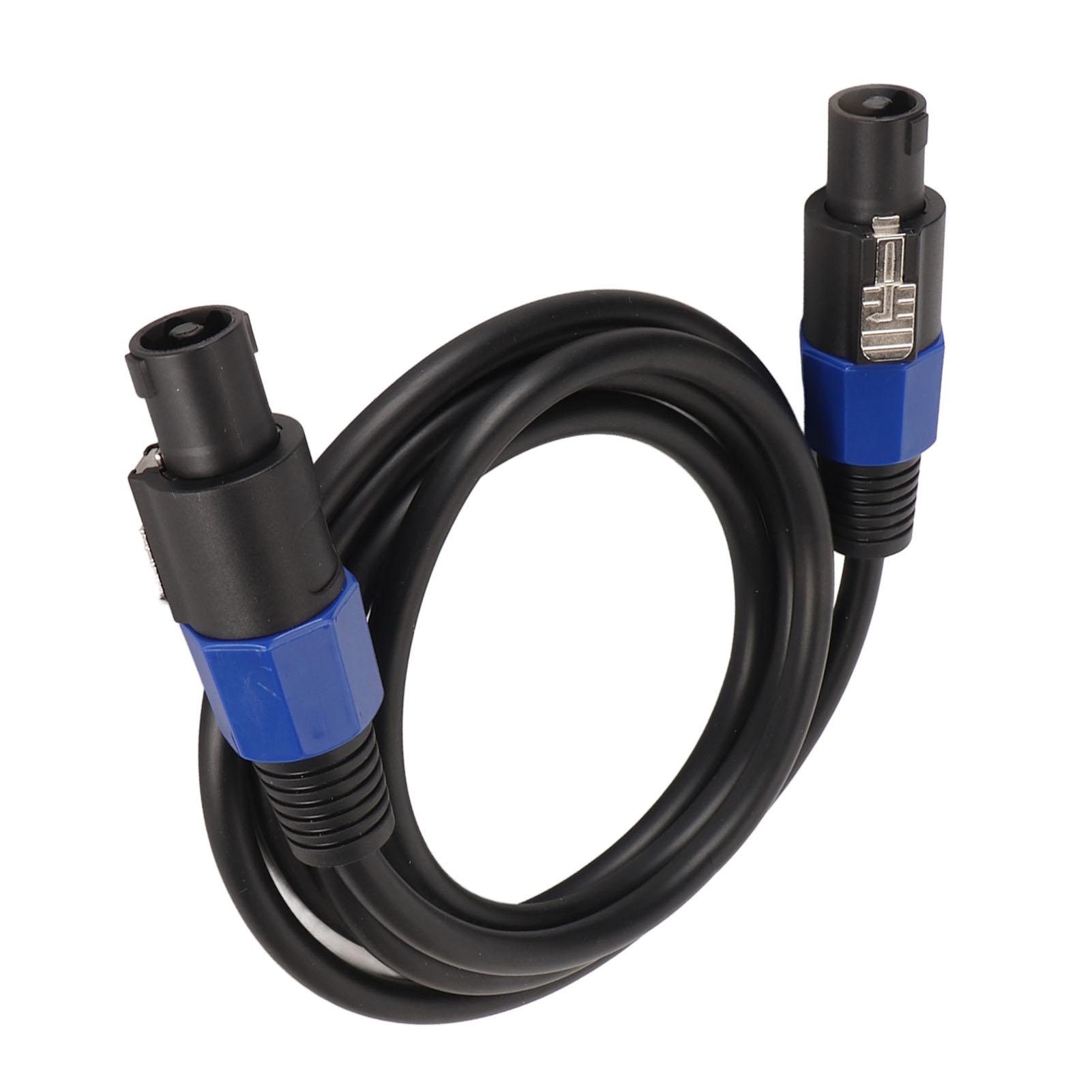 

Speaker Connection Cable Male to Male Plug and Play Speaker Cord with Twist Lock for Stage Speaker 10ft