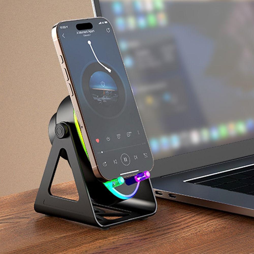 360° Rotate Wireless Bluetooth Speaker Stand 3 In 1 Phone Stand Smart Speaker Phone Bracket  Home