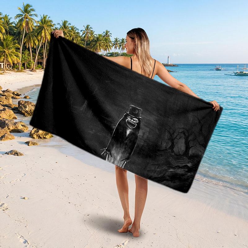 Large Beach TowelThe Babadook Soft Absorbent Towel Beach Bath Home Use
