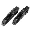 1 Pair of Aluminium Universal Motorcycle Passenger Rear Foot Pedals with 8mm Hole