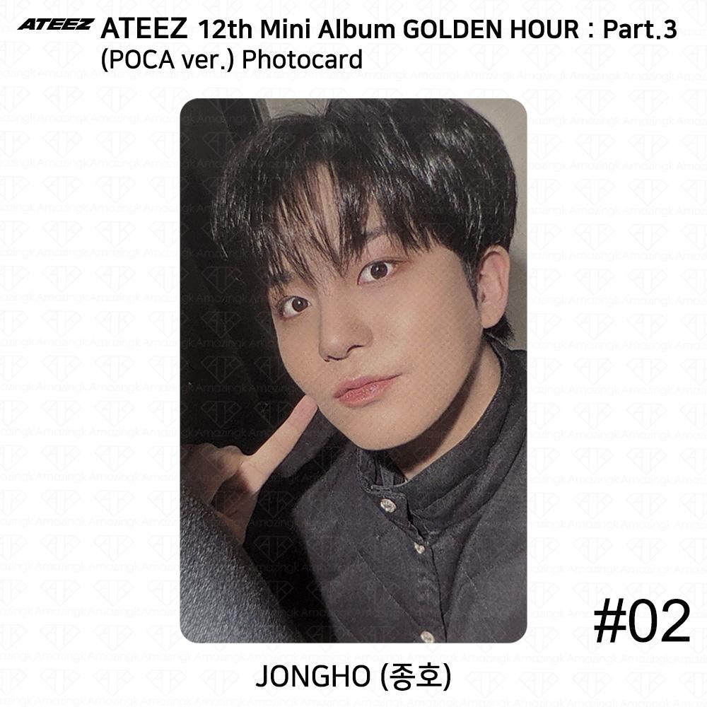 ATEEZ 12th Mini Golden Hour Part.3 POCA Ver. Official Photocard QR Image Card