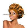 Women's Satin Wide-Brim Nightcap for Hair Care & Styling