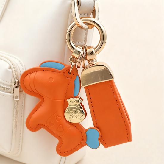 Car Keychain Year of Horse Charm Decorative Key Chain Backpacks Handbags Cell Phones Wallets Accessory