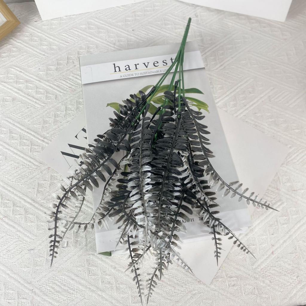 Artificial Simulation 7-Fork Plastic Persian Grass Home Decoration Gardening Wedding Outdoor Decoration