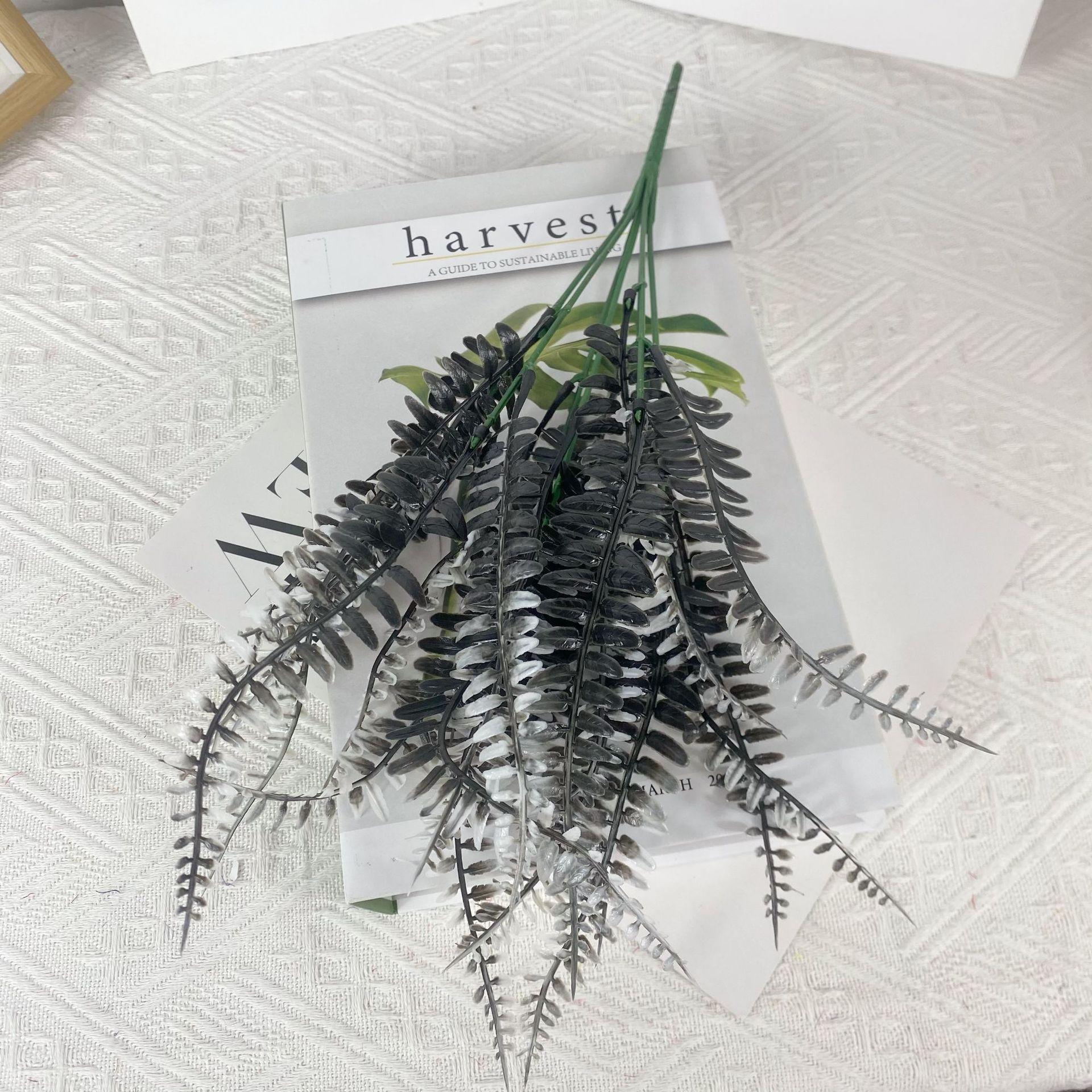 

Искусственная имитация 7-ветвистой пластиковой персидской травы для украшения дома, садоводства, свадьбы, уличного декора