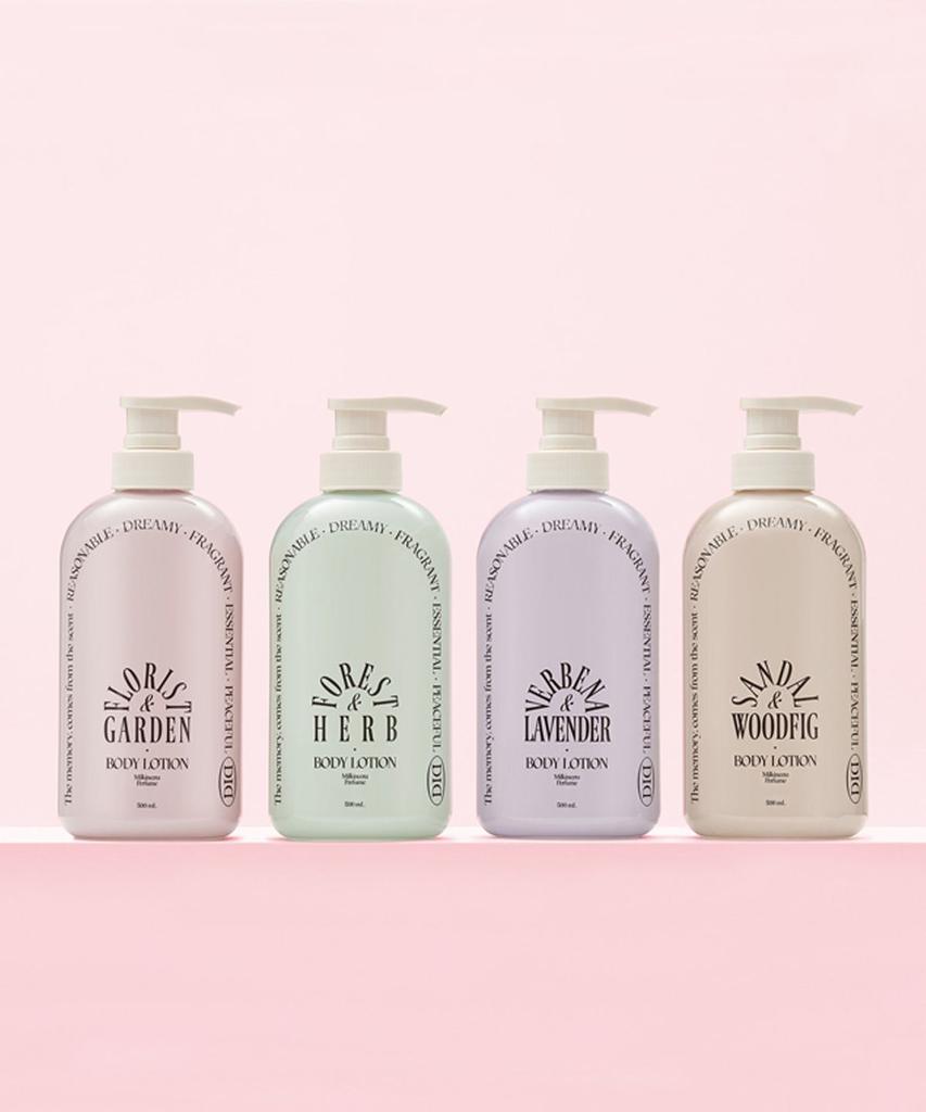 [Set of 2] Milk Incera Perfume Body Lotion 500ml+500ml