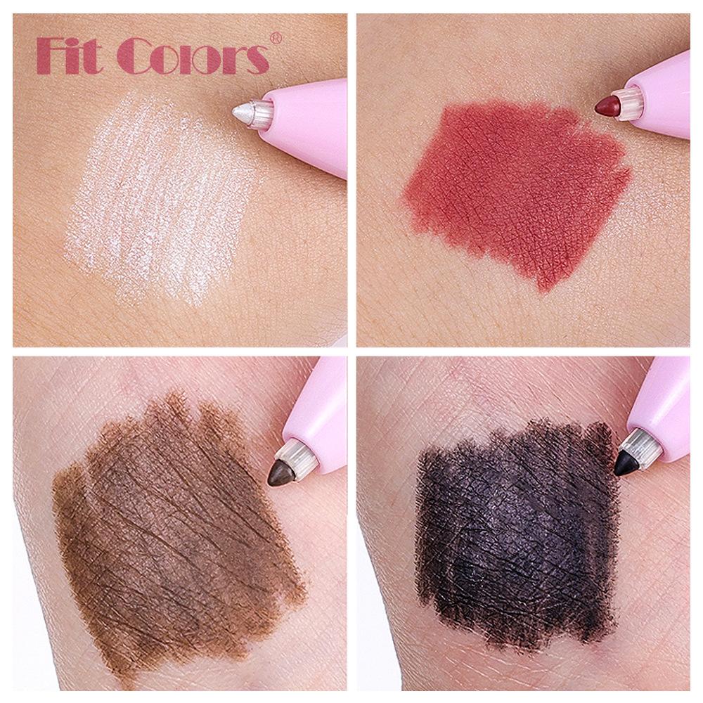 4 In 1 Makeup Pen Eyebrow Pencil Waterproof Drawing Eye Brow Long Lasting Easy Color Eyeliner Eyebrow Pen Sweatproof Makeup Pen