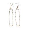 Filigree Teardrop Dangle Earrings Vintage Boho Leaf Drop Earrings For Women Ethnic Retro Jewelry