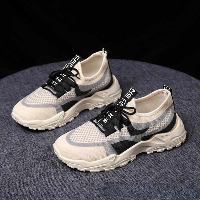 Women's Sports Shoes 2024 Spring and Autumn New Mesh Breathable Running Shoes Soft Sole Lightweight Casual Sports Shoes