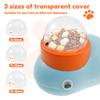 Dog Interactive Slow Feeder Whale/Clownfish Shape Dog Feeder Toy Pet Food Toy with 3 Food Outlet Cover for Medium and Large Pet