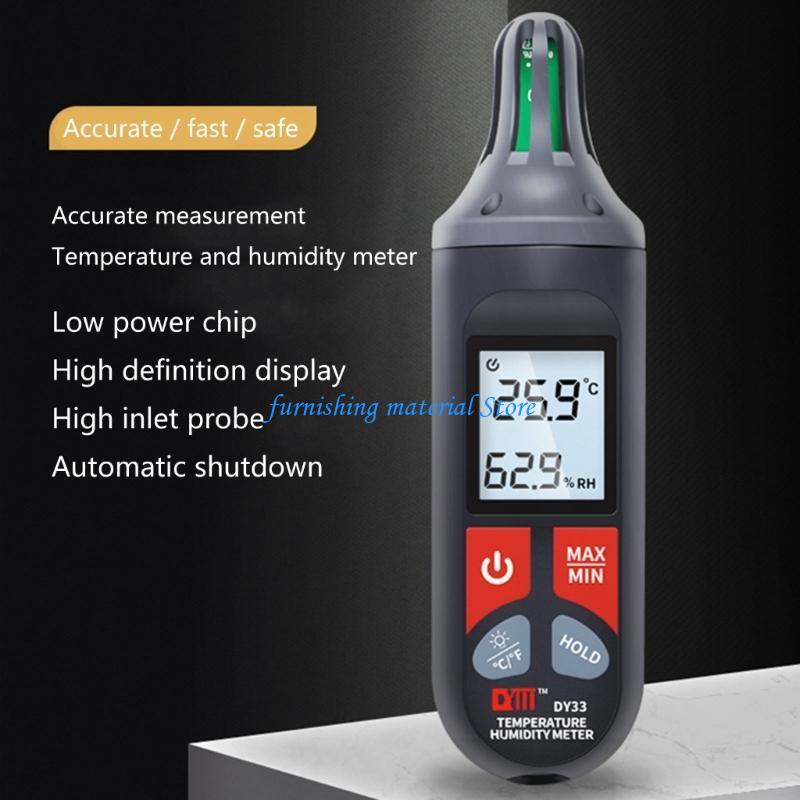 Y5GD Upgraded Digital Thermometer Hygrometer Temperature Humidity Meter ABS