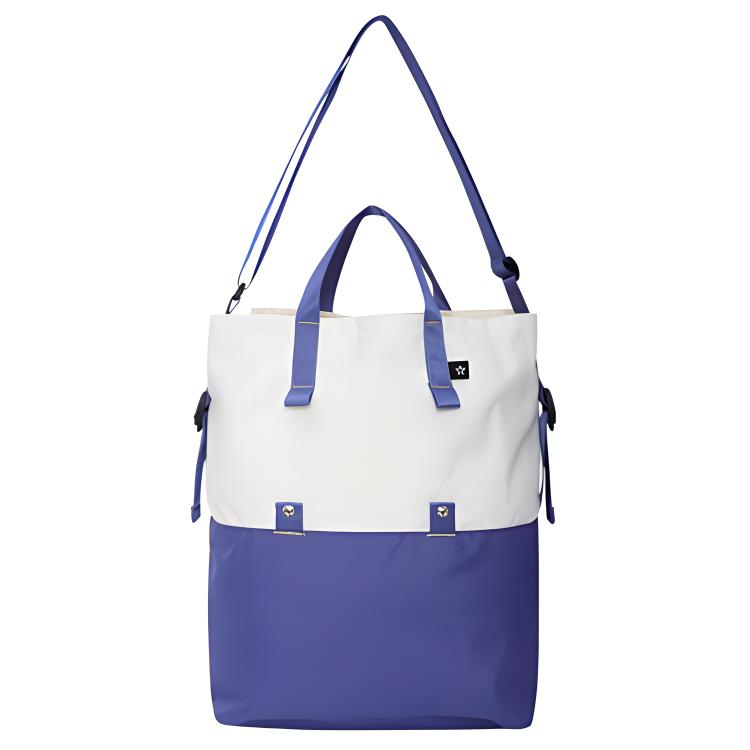 

Converse Renew Trend Color Block Polyester Crossbody Shoulder Tote Bag Unisex bags Blue White 10023237-A02 Blue White
