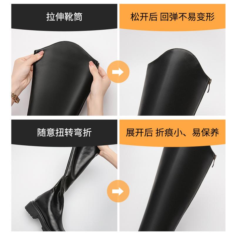 Augustine British style boots women's autumn 2025 new trend Martin boots retro street style knight boots