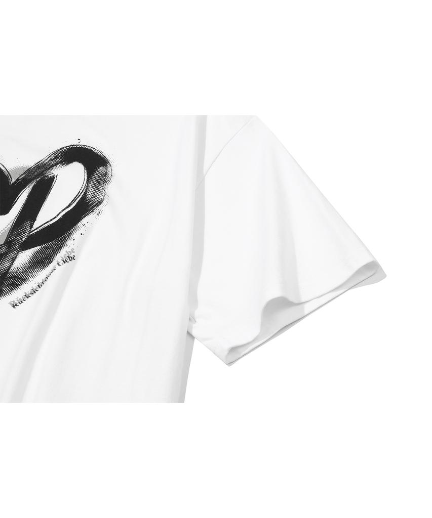 CPGN STUDIO Mono Heart Short Sleeve T-Shirt White