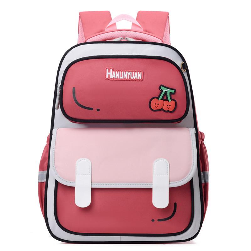 Large Capacity Casual School Backpack For Kids With Fun Cartoon Patterns