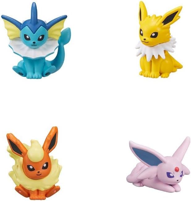 BANDAI Bikkura Tamago Eevee Friends Figure Collection Bath Ball Bath Additives Set of 5