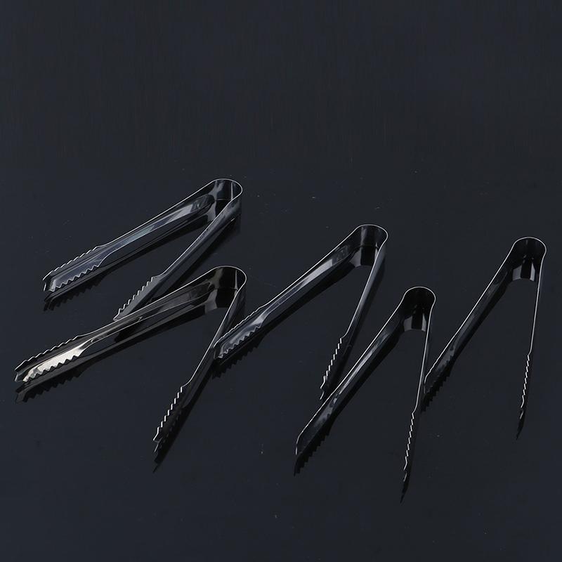 

5 шт. Щипцы из нержавеющей стали для вечеринки, бара, зажим для хлеба, еды, льда, щипцы для льда one size