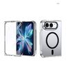 Magnetic Clear Phone Case IPhone Duo Slim Shockproof Protective Cover Minimalist Design Men