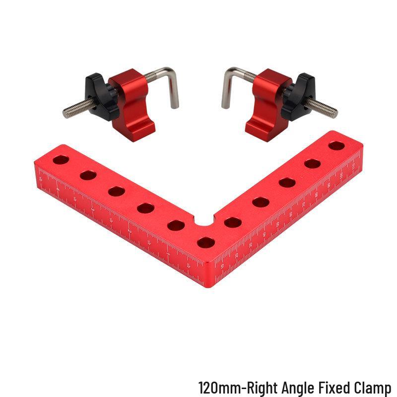 140mm Right Angle Woodworking Triangle Ruler & 120mm Clamping Combination Tool