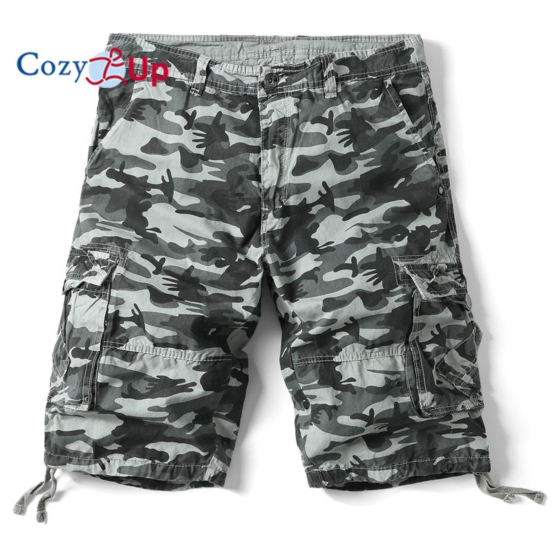 

Mens Cargo Shorts Cotton Relaxed Fit Camouflage Camo Cargo Short 42