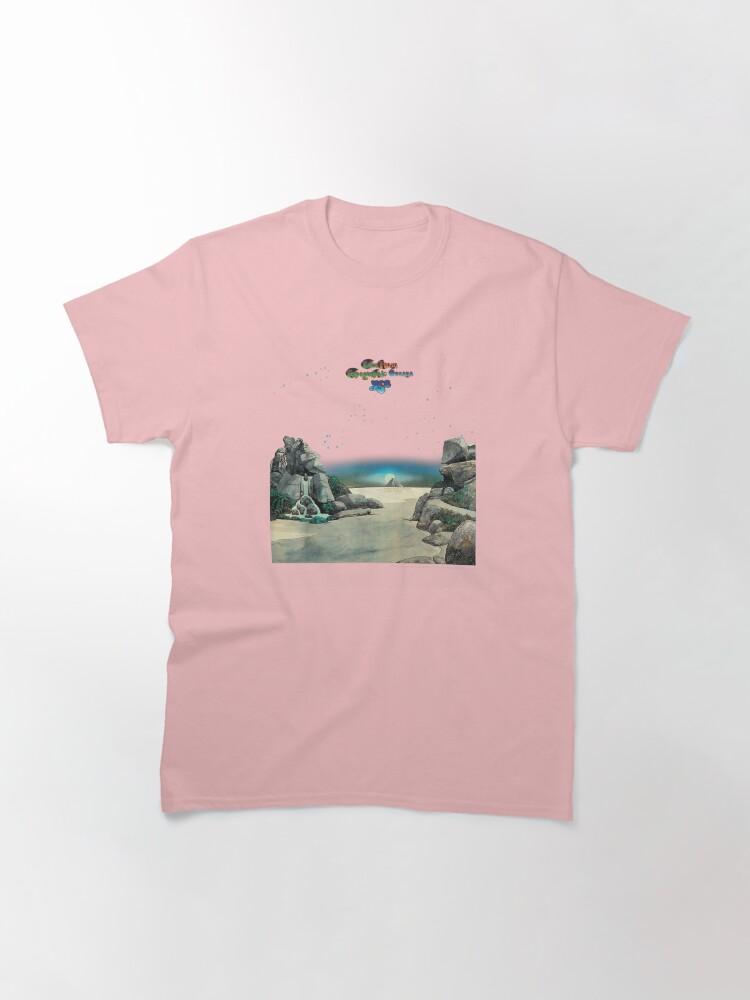SÌ Sì Tales From Topographic Oceans Arte Vintage dell'Album Design Prog Rock Maglietta Classica