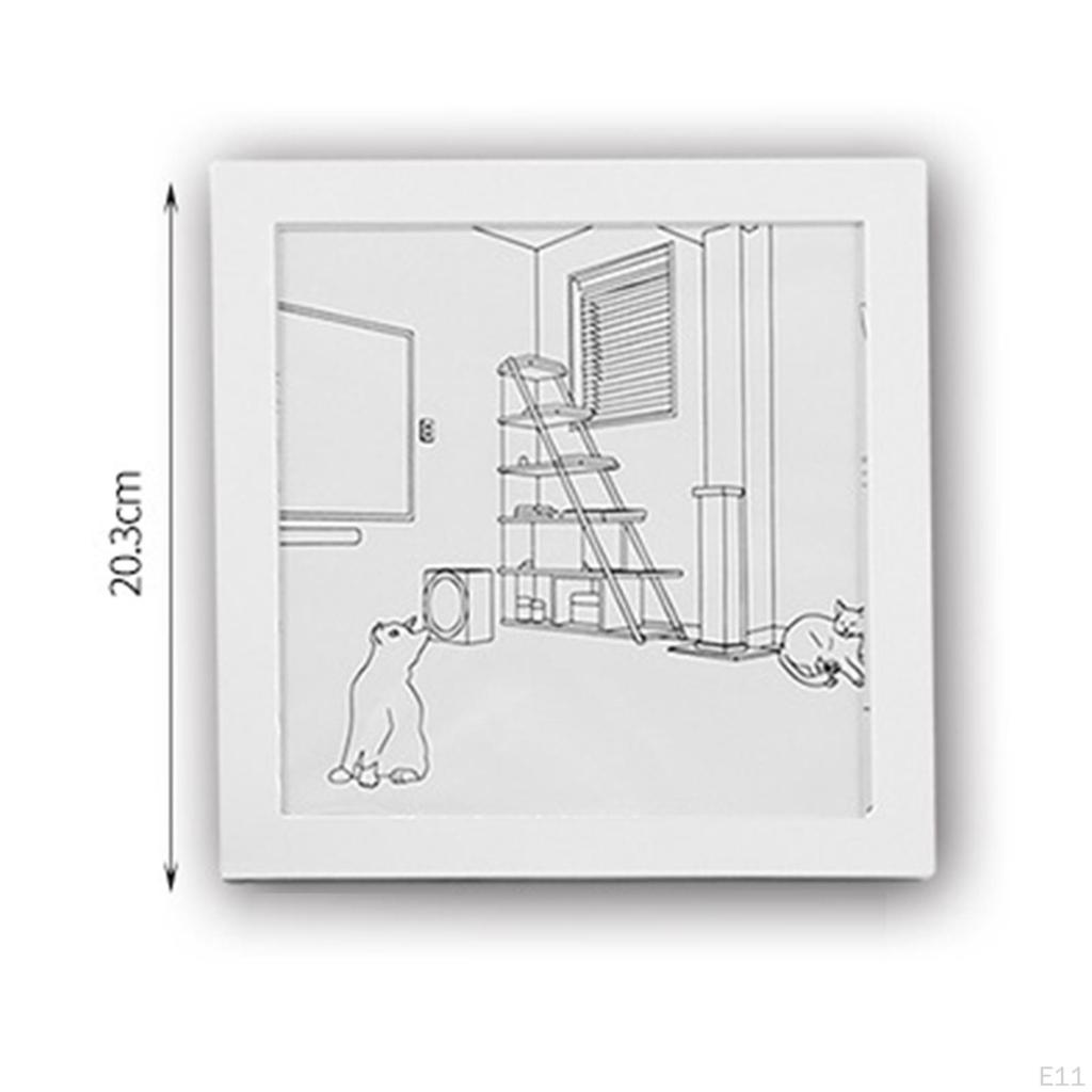 Illuminated Artwork Frame for Special Occasions