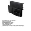 Desk Side Organizer with Magnetic Pen Holder Heavy Duty Carbon Steel No Drill Home Office Table Side Laptop Computer Notebook Holder Storage Rack