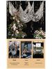 Gold & Silver Glitter Sequin Fabric for Wedding & Birthday Decor